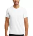 Anvil 6750 by Gildan Tri-Blend T-Shirt in White front view