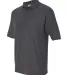  537 Jerzees Men's Easy Care™ Pique Polo Charcoal Grey side view