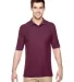  537 Jerzees Men's Easy Care™ Pique Polo Maroon front view