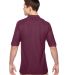  537 Jerzees Men's Easy Care™ Pique Polo Maroon back view
