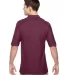  537 Jerzees Men's Easy Care™ Pique Polo Maroon back view