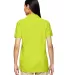 72800L Gildan DryBlend Ladies' Double Piqué Polo in Safety green back view