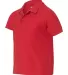 72800B Gildan DryBlend® Youth Double Piqué Polo RED side view
