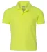 72800B Gildan DryBlend® Youth Double Piqué Polo SAFETY GREEN front view