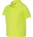 72800B Gildan DryBlend® Youth Double Piqué Polo SAFETY GREEN side view
