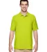 72800 Gildan DryBlend® Adult Double Piqué Polo in Safety green front view