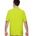 72800 Gildan DryBlend® Adult Double Piqué Polo in Safety green back view