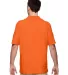 72800 Gildan DryBlend® Adult Double Piqué Polo in S orange back view