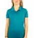 44800L Gildan Performance™ Ladies' Jersey Polo in Marble galp blue front view