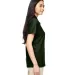 44800L Gildan Performance™ Ladies' Jersey Polo in Marbl forest grn side view