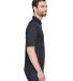 8210 UltraClub® Men's Cool & Dry Mesh Piqué Polo in Black side view