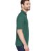 8210 UltraClub® Men's Cool & Dry Mesh Piqué Polo in Forest green side view