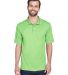 8210 UltraClub® Men's Cool & Dry Mesh Piqué Polo in Light green front view