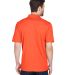 8210 UltraClub® Men's Cool & Dry Mesh Piqué Polo in Orange back view