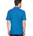 8210 UltraClub® Men's Cool & Dry Mesh Piqué Polo in Pacific blue back view