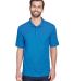 8210 UltraClub® Men's Cool & Dry Mesh Piqué Polo in Pacific blue front view