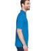 8210 UltraClub® Men's Cool & Dry Mesh Piqué Polo in Pacific blue side view