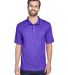 8210 UltraClub® Men's Cool & Dry Mesh Piqué Polo in Purple front view