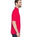 8210 UltraClub® Men's Cool & Dry Mesh Piqué Polo in Red side view
