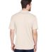 8210 UltraClub® Men's Cool & Dry Mesh Piqué Polo in Stone back view