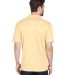 8210 UltraClub® Men's Cool & Dry Mesh Piqué Polo in Yellow haze back view