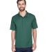 8210 UltraClub® Men's Cool & Dry Mesh Piqué Polo in Forest green front view