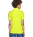 8210L UltraClub® Ladies' Cool & Dry Mesh Piqué P in Bright yellow back view