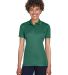 8210L UltraClub® Ladies' Cool & Dry Mesh Piqué P in Forest green front view
