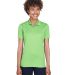 8210L UltraClub® Ladies' Cool & Dry Mesh Piqué P in Light green front view
