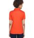 8210L UltraClub® Ladies' Cool & Dry Mesh Piqué P in Orange back view