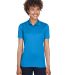 8210L UltraClub® Ladies' Cool & Dry Mesh Piqué P in Pacific blue front view