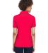 8210L UltraClub® Ladies' Cool & Dry Mesh Piqué P in Red back view