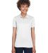 8210L UltraClub® Ladies' Cool & Dry Mesh Piqué P in White front view