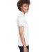 8210L UltraClub® Ladies' Cool & Dry Mesh Piqué P in White side view