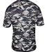 4181 Badger  Camo Short Sleeve T-Shirt in Navy back view