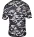 4181 Badger  Camo Short Sleeve T-Shirt Navy back view