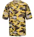 4181 Badger  Camo Short Sleeve T-Shirt Gold front view