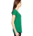 6750VL Anvil - Ladies' Triblend V-Neck T-Shirt  in Heather green side view