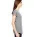 6750VL Anvil - Ladies' Triblend V-Neck T-Shirt  in Heather grey side view