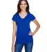 6750VL Anvil - Ladies' Triblend V-Neck T-Shirt  in Atlantic blue front view
