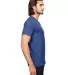 6752 Anvil  Triblend V-Neck T-Shirt in Heather blue side view
