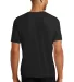 6752 Anvil  Triblend V-Neck T-Shirt in Black back view