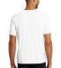 6752 Anvil  Triblend V-Neck T-Shirt WHITE back view