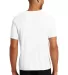 6752 Anvil  Triblend V-Neck T-Shirt in White back view