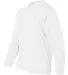 5204 C2 Sport  Youth Long Sleeve T-Shirt White side view