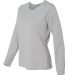5604 C2 Sport - Ladies' Long Sleeve T-Shirt Silver side view