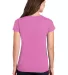 5V00L Gildan Heavy Cotton™ Ladies' V-Neck T-Shir in Azalea back view