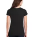 5V00L Gildan Heavy Cotton™ Ladies' V-Neck T-Shir in Black back view