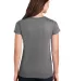 5V00L Gildan Heavy Cotton™ Ladies' V-Neck T-Shir in Graphite heather back view
