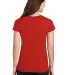 5V00L Gildan Heavy Cotton™ Ladies' V-Neck T-Shir in Red back view